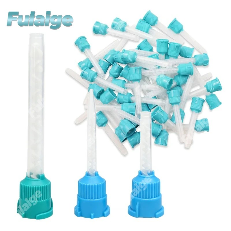 Dental Impression Material Kit - Intraorales Mischspitzen-Set 50/100 Stück Einweg 1:1