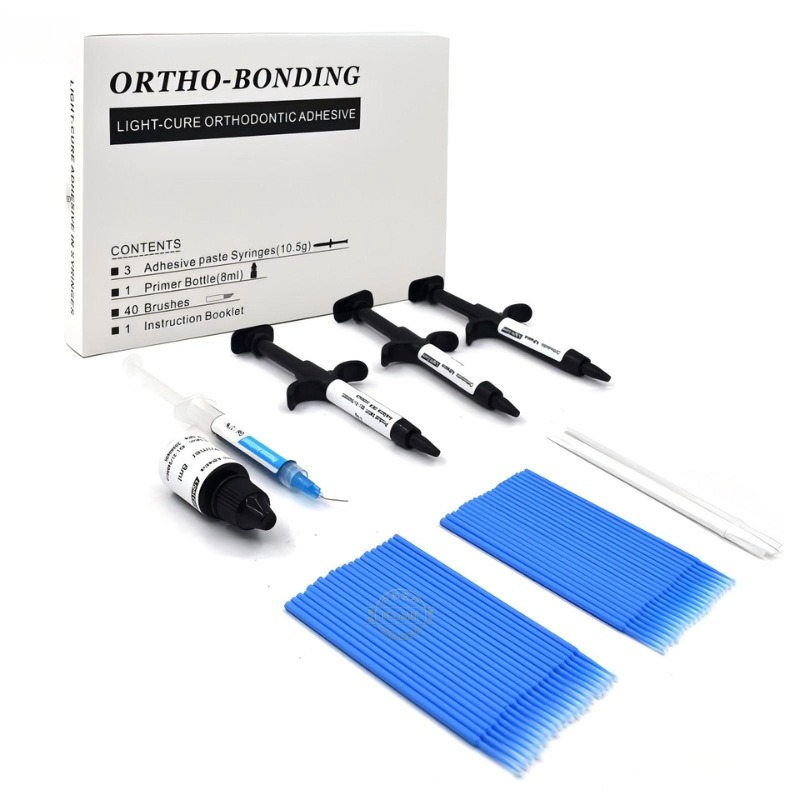 Dental Impression Material Kit - Dental Licht Härtende Kieferorthopädische Klebstoffe Kit