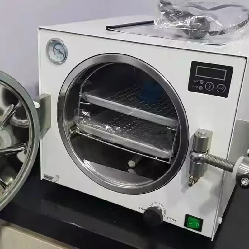 Dental Autoclave Sterilizer 18L - 14L/18L Dental-Autoklav Vertikaler Sterilisator Tragbarer Sterilisator