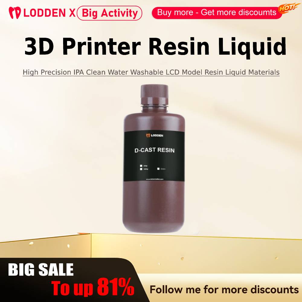 Lodden 3D-Drucker-Harzflüssigk – Dental 3D Printer Resin Bewertung und Preis