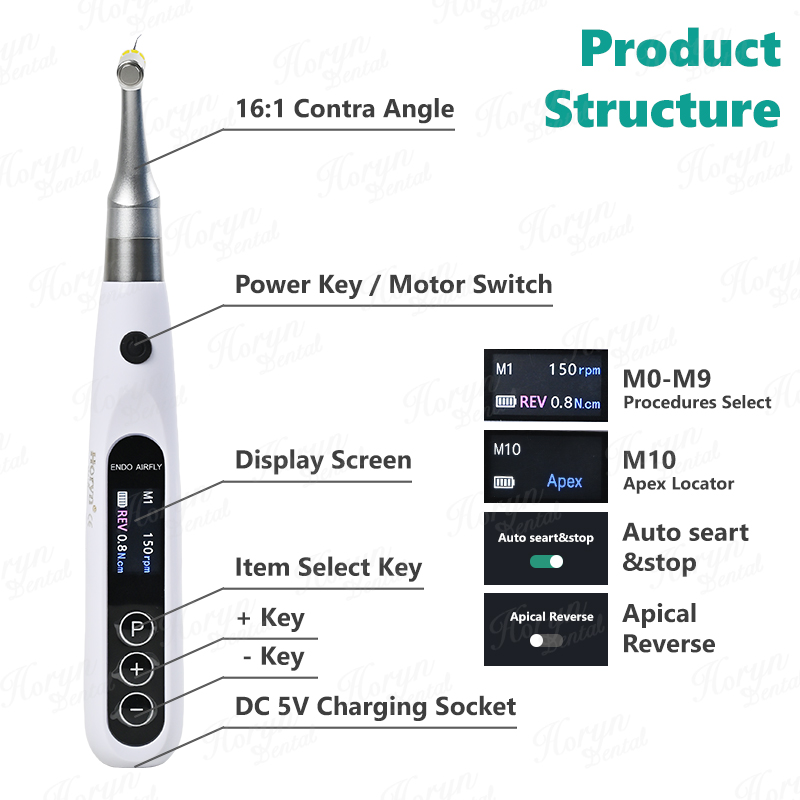 Horyn 2-in-1-Dental-Wireless-E – Dental Endo Motor Apex Locator Bewertung und Preis