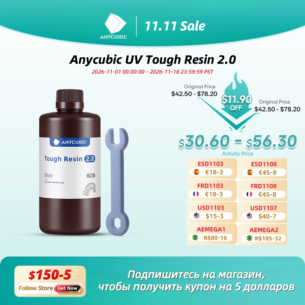 Anycubic Flexibles robustes Ha – Dental 3D Printer Resin Bewertung und Preis